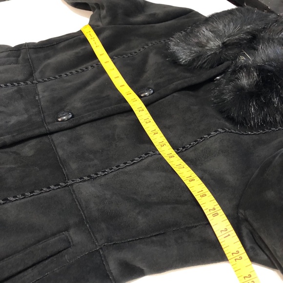 Terry Lewis long black luxury coat - Picture 13 of 16